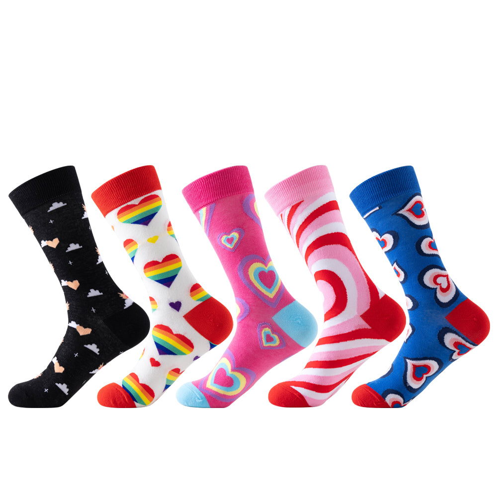 Valentine's Day socks