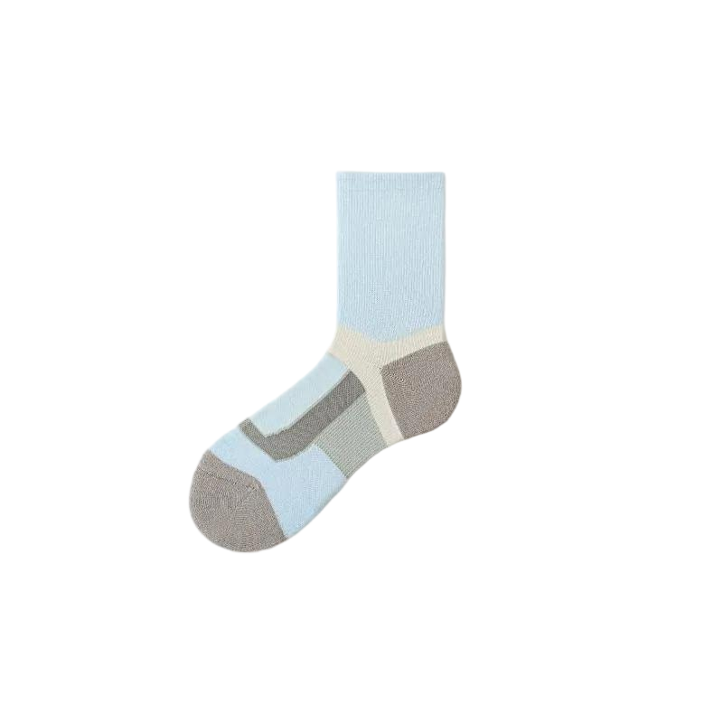 Short-sleeve running, cycling, and soccer socks for men