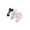 Lightly movable women's boat socks with back cuffs