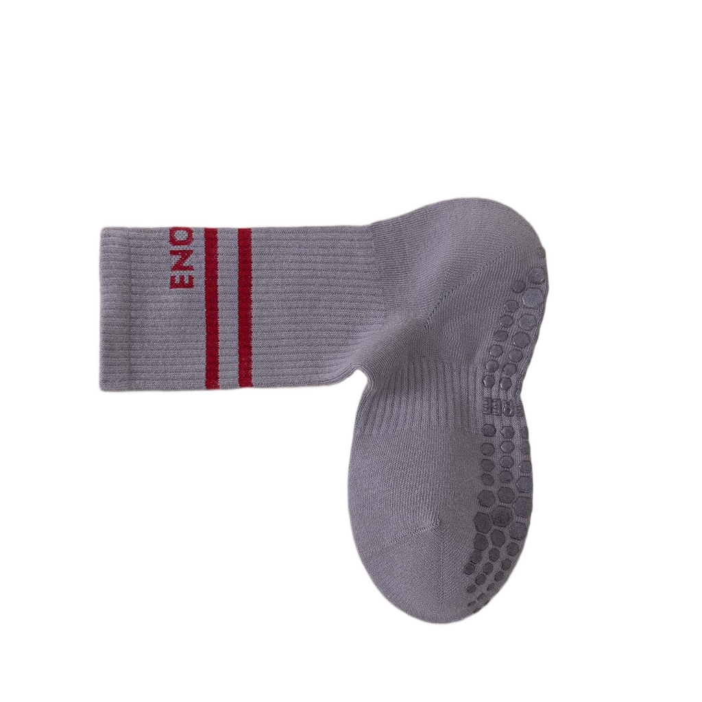 Light exercise parallel bars yoga gel-pointed women's mid-length socks