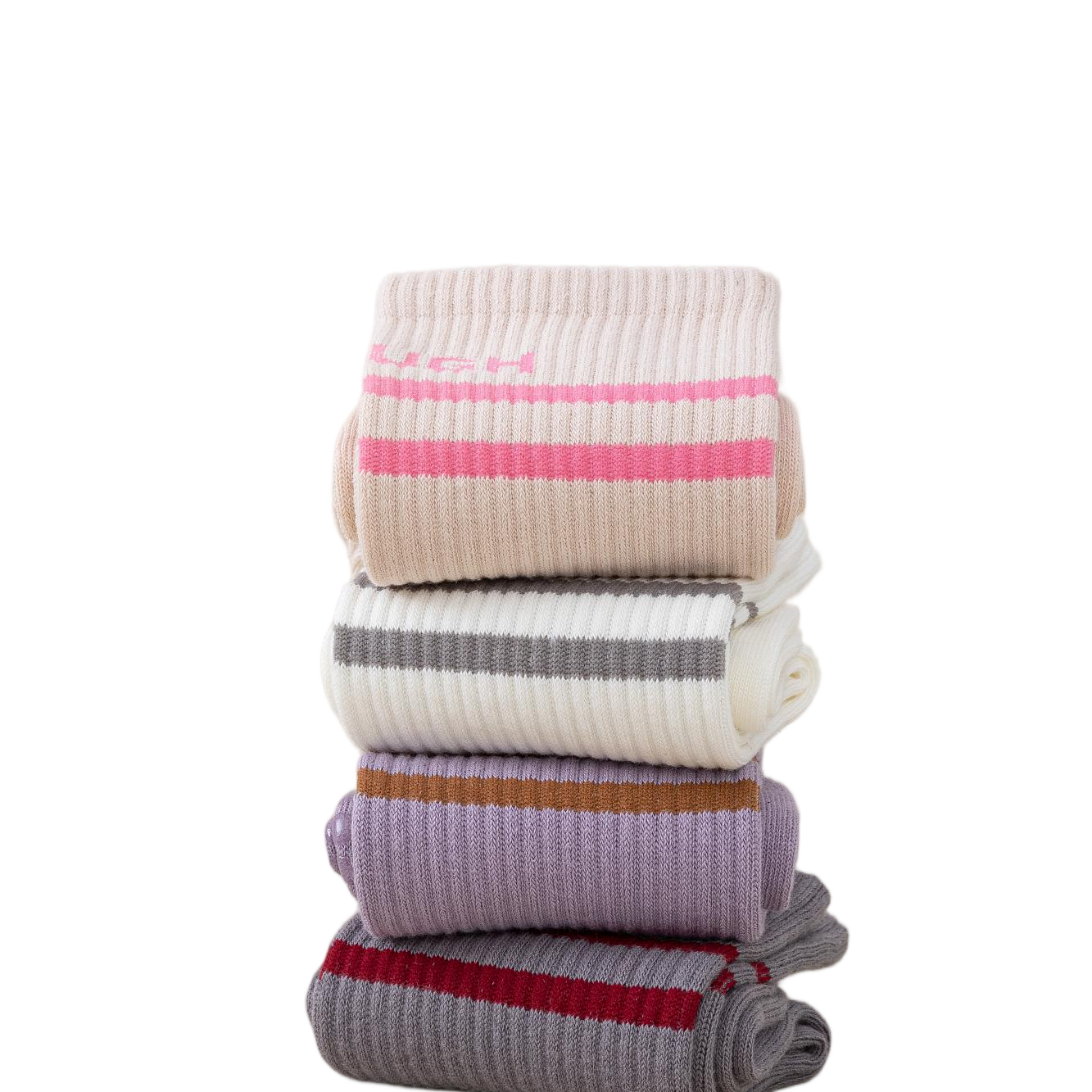 Light exercise parallel bars yoga gel-pointed women's mid-length socks