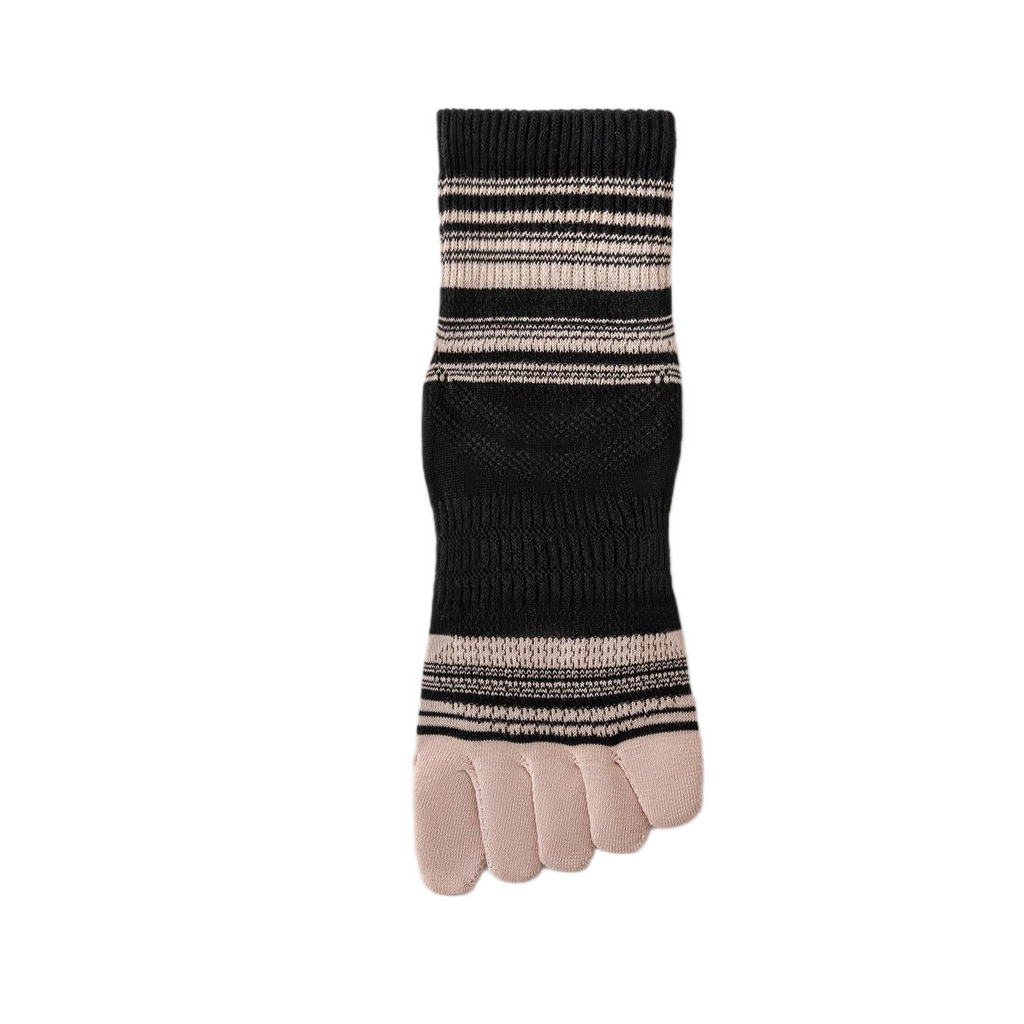 Antibacterial fingered women's socks