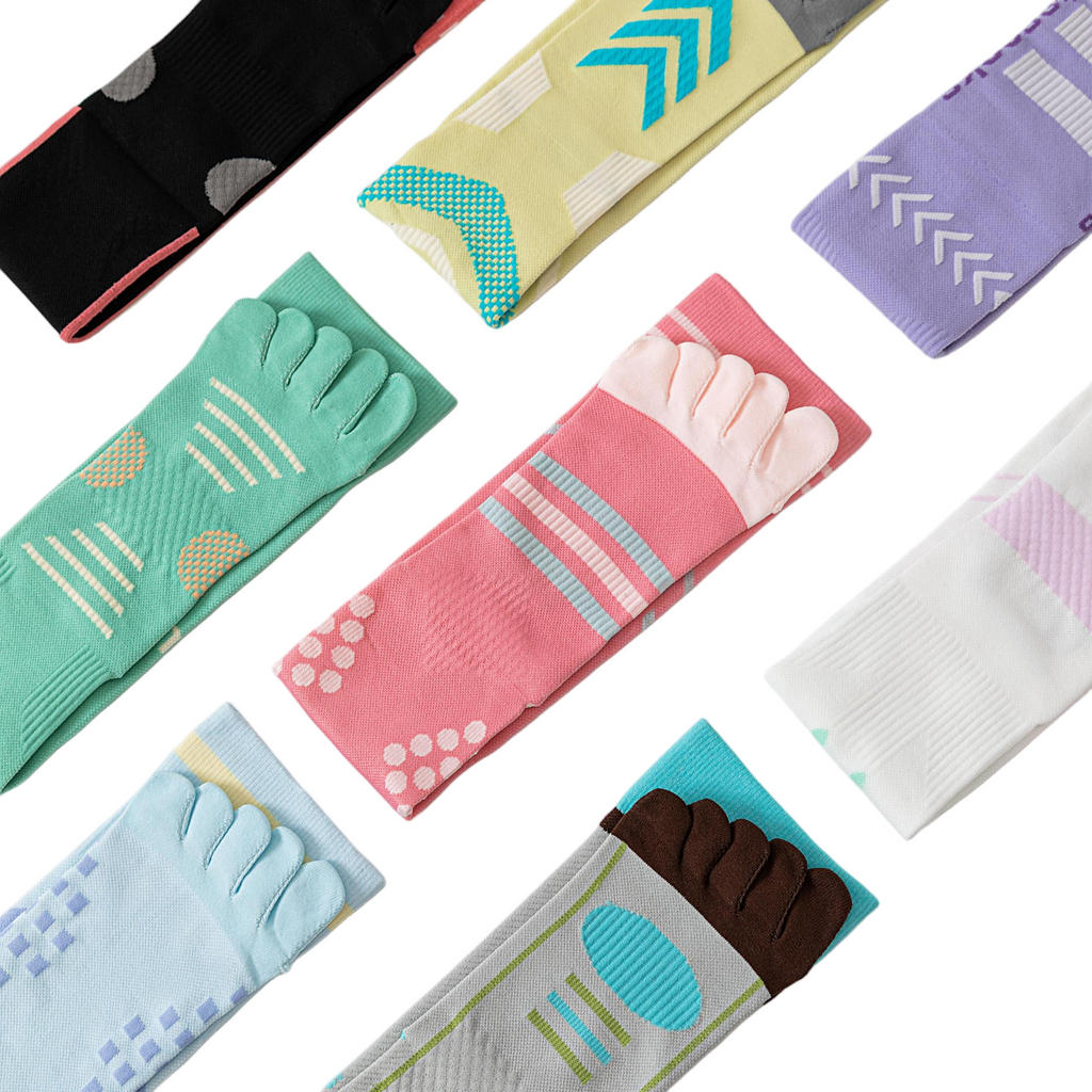 Urban casual five-finger socks