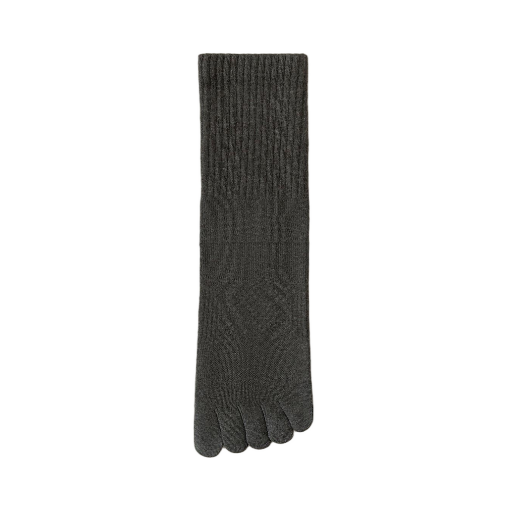 Five-finger color-spun micro-pressed men's socks