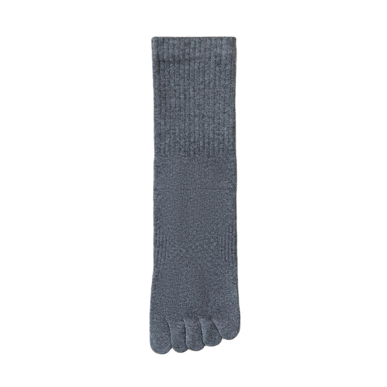 Five-finger color-spun micro-pressed men's socks
