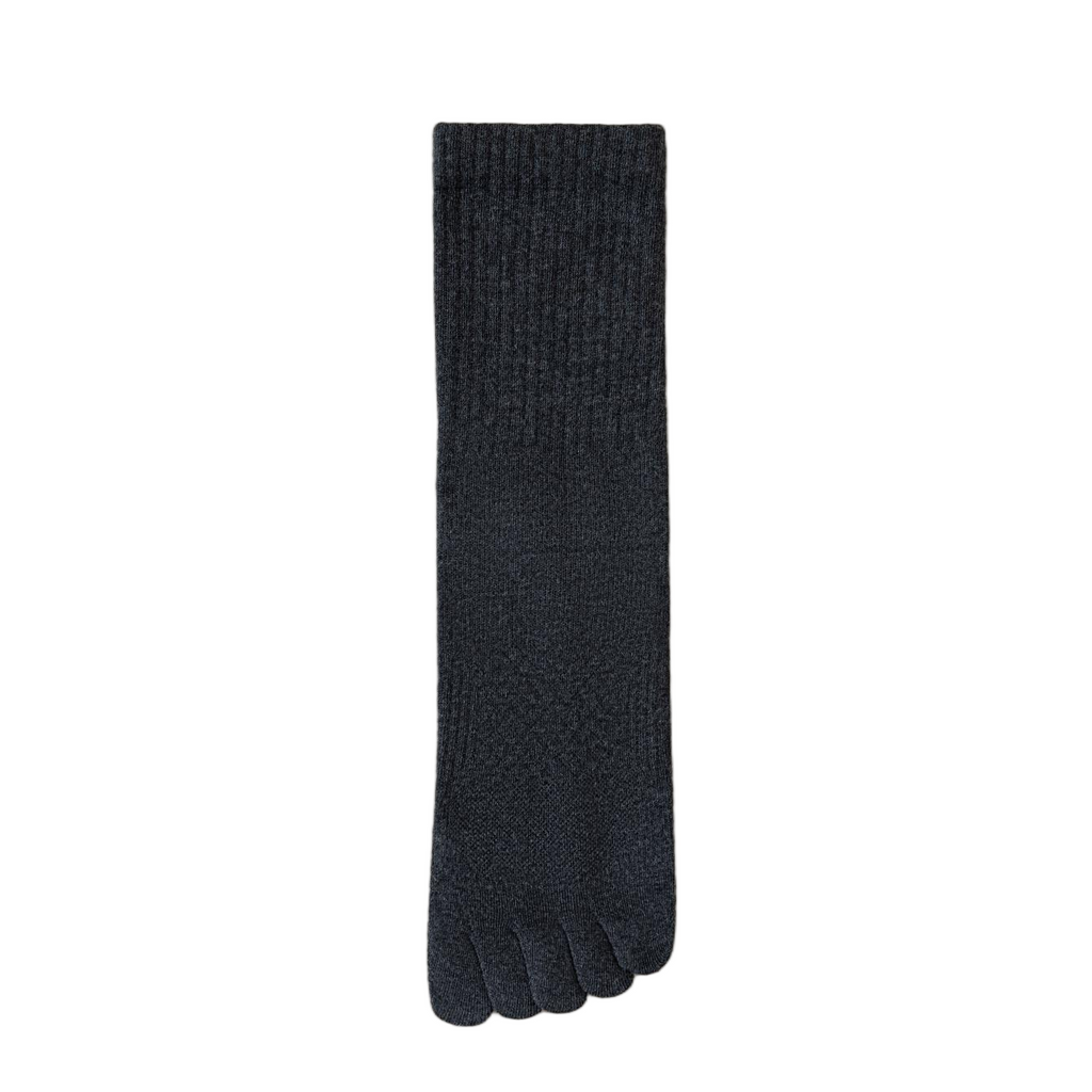 Five-finger color-spun micro-pressed men's socks