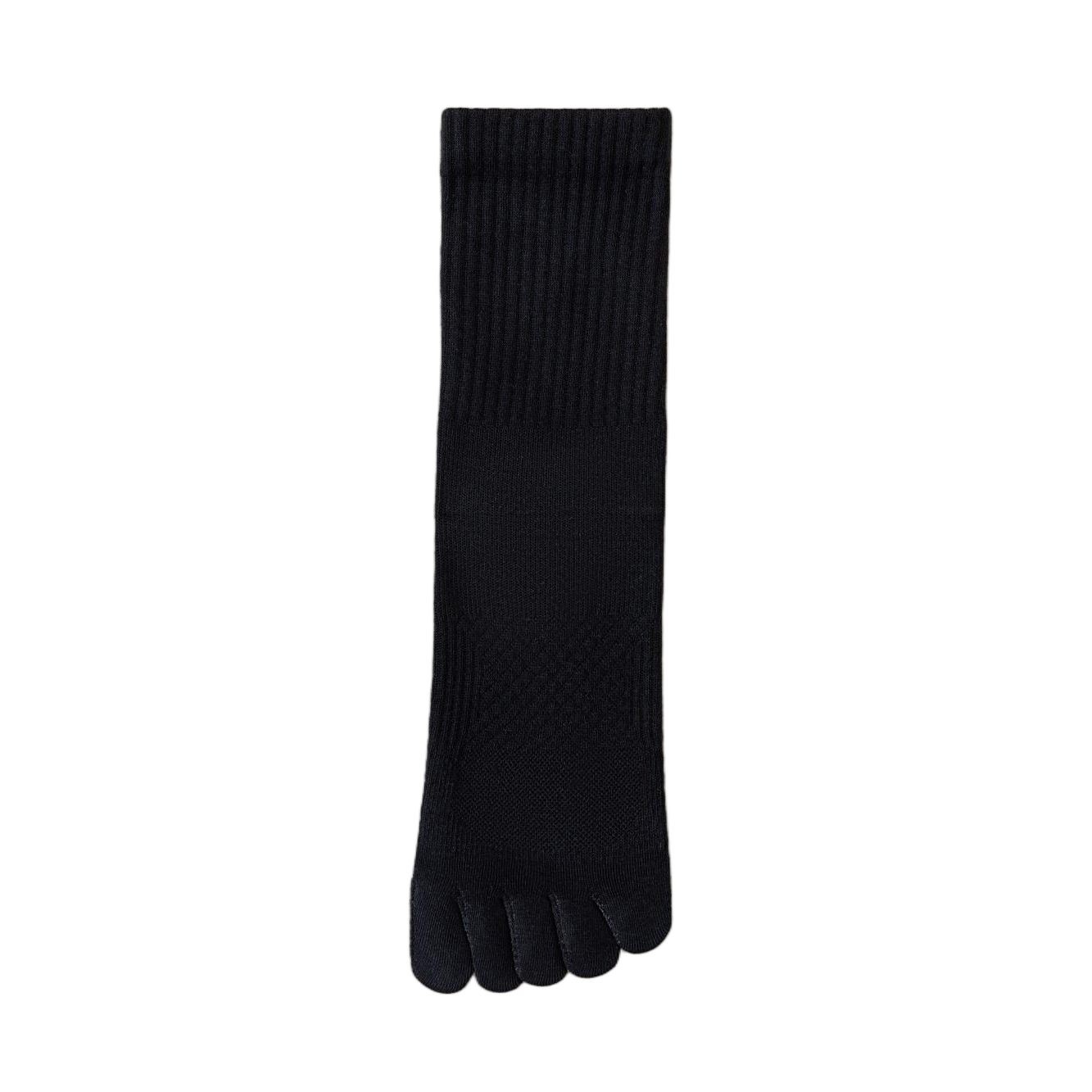 Five-finger color-spun micro-pressed men's socks