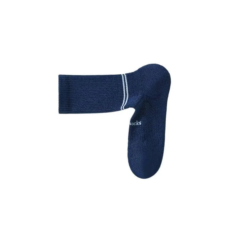 Striped lightweight sports trend men's short socks