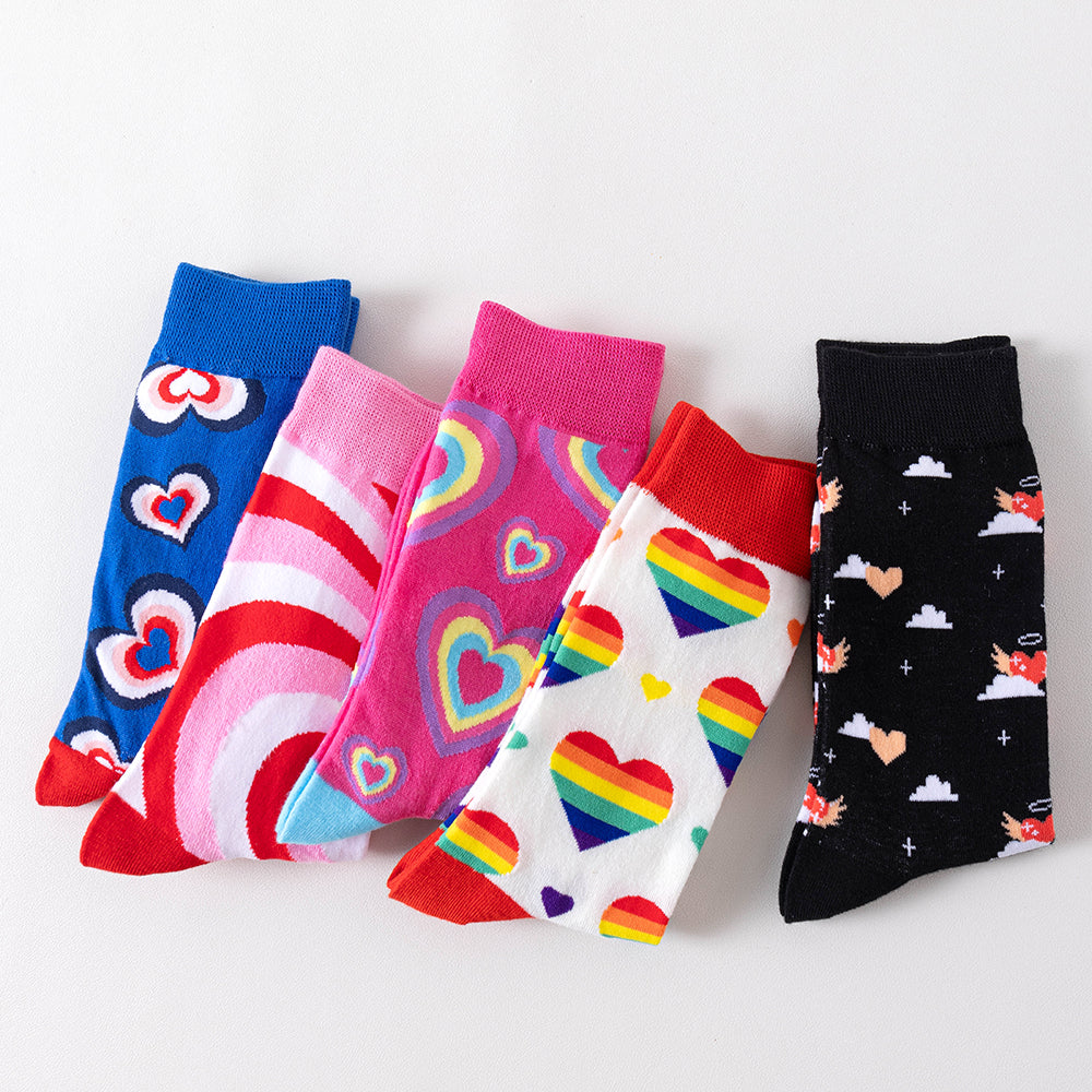 Valentine's Day socks