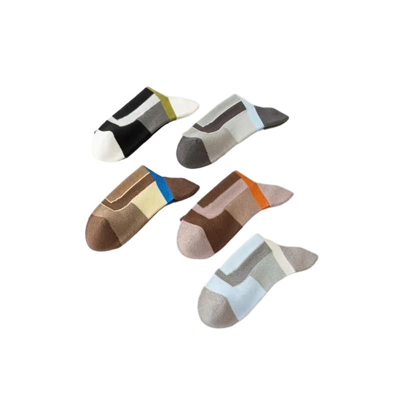 Short-sleeve running, cycling, and soccer socks for men