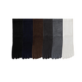 Solid-color five-finger mulberry silk wool men's socks