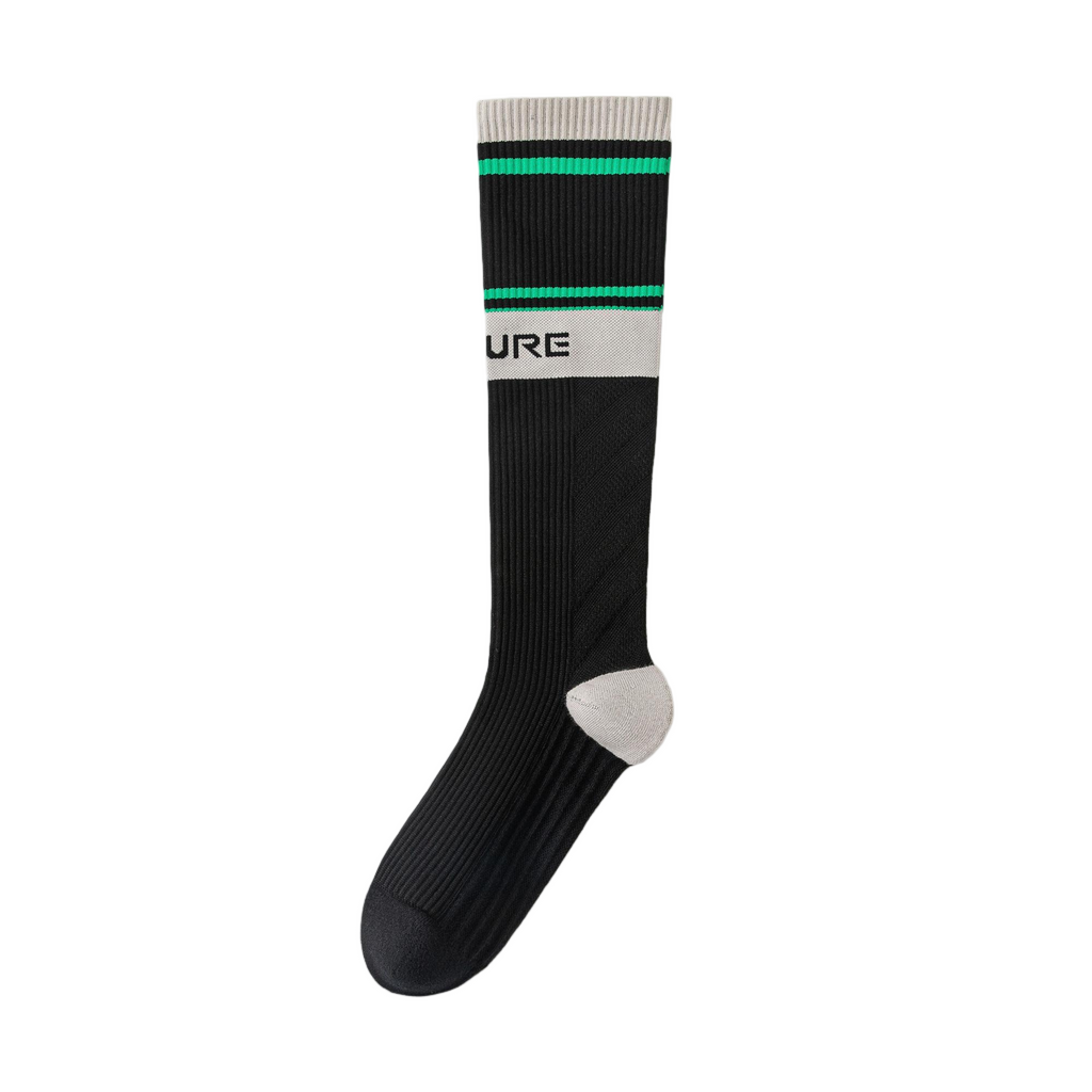 Sports knee-high women's socks, compression socks, breathable
