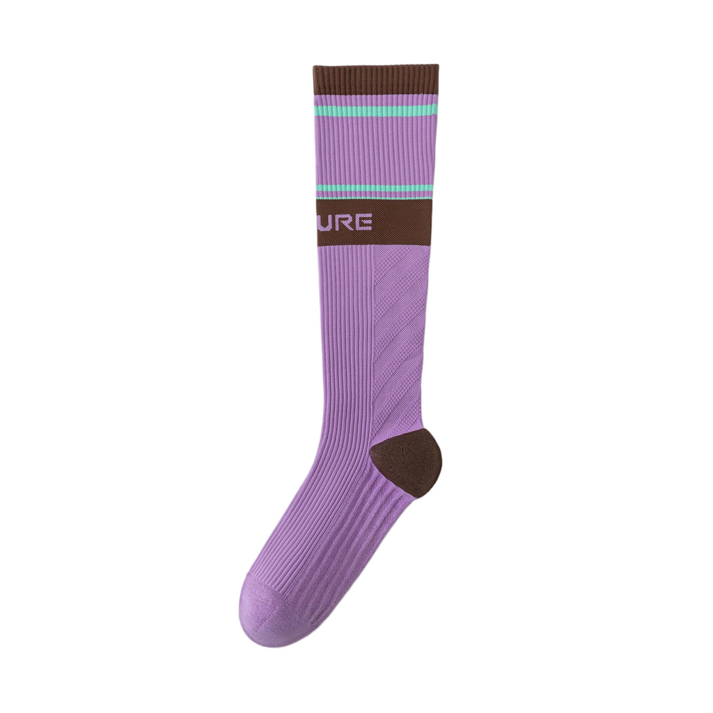 Sports knee-high women's socks, compression socks, breathable