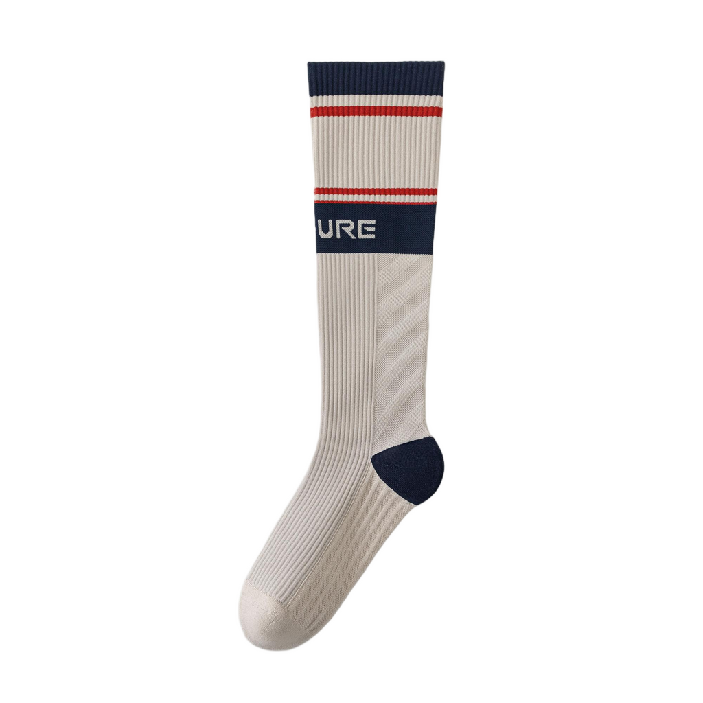 Sports knee-high women's socks, compression socks, breathable