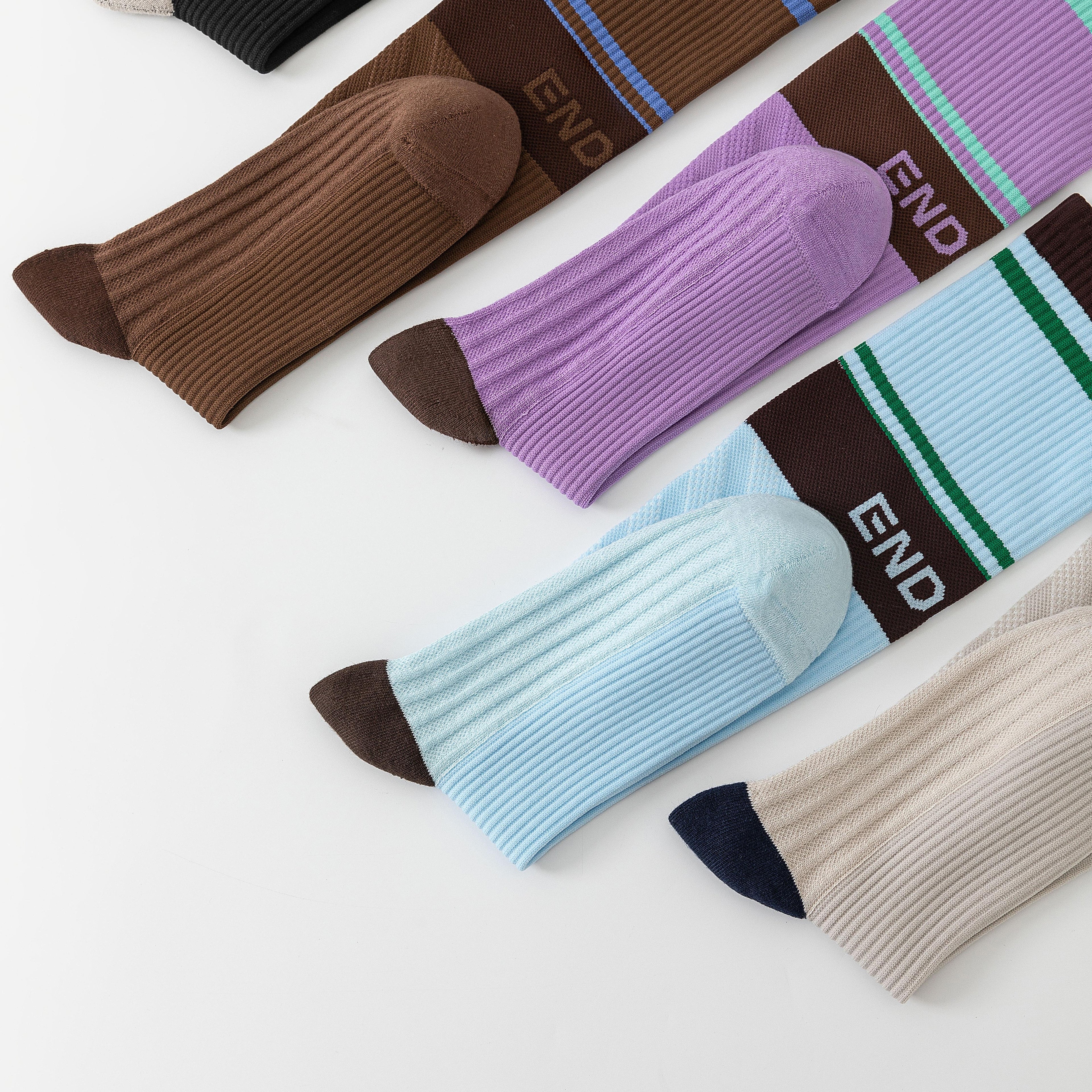Sports knee-high women's socks, compression socks, breathable