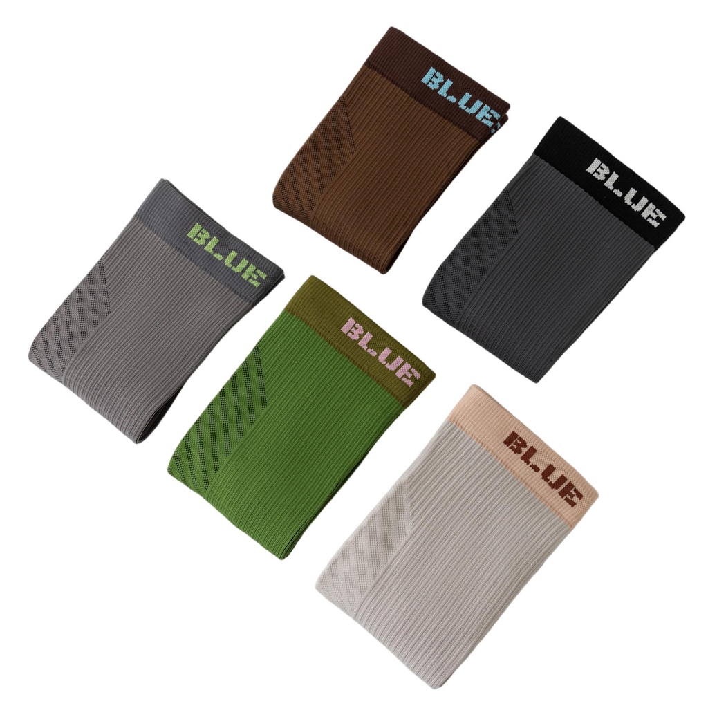 Professional running, fitness, and cycling calf socks