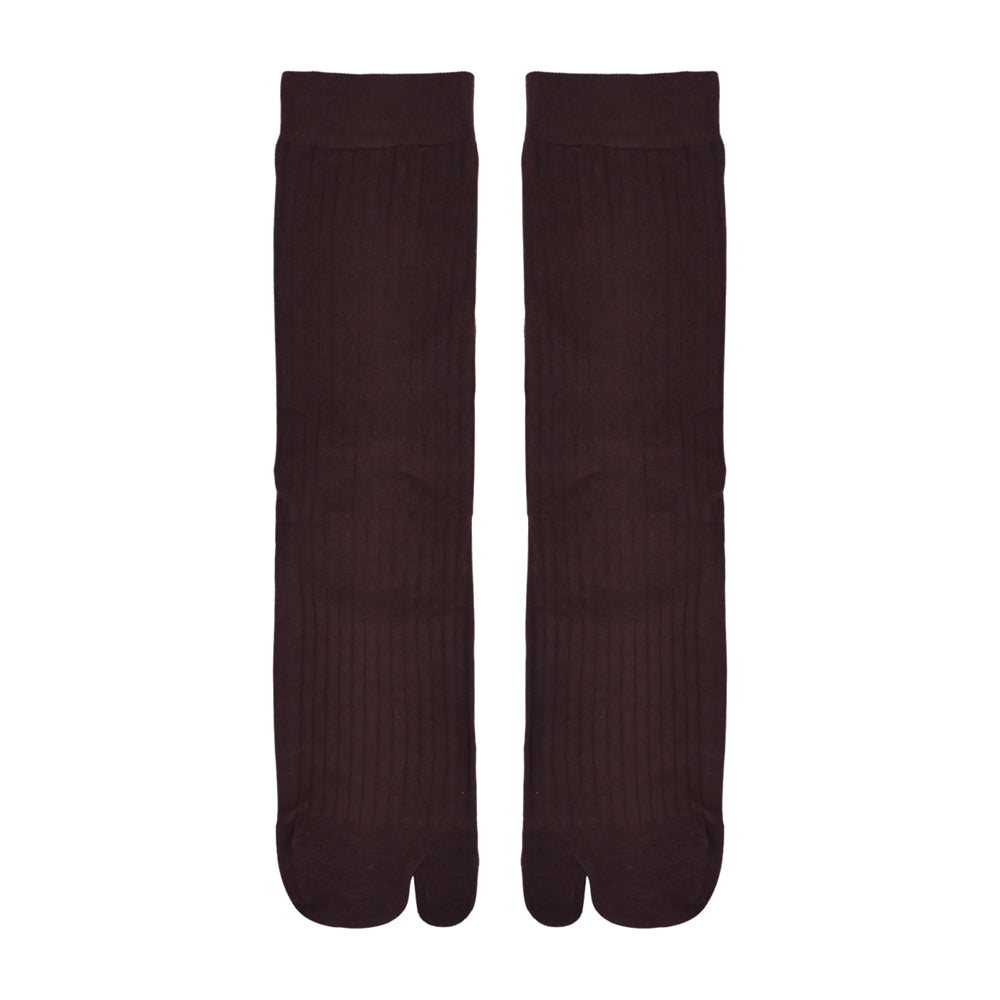 Men's two-toe split socks, pure cotton, sweat-wicking, breathable, odor-free, mid-calf socks, geta, flip-flops, two-toe split socks