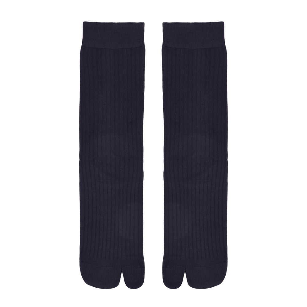 Men's two-toe split socks, pure cotton, sweat-wicking, breathable, odor-free, mid-calf socks, geta, flip-flops, two-toe split socks