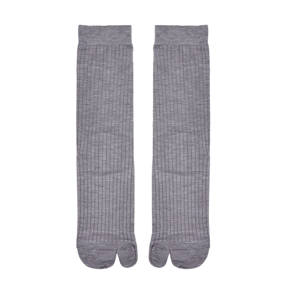 Men's two-toe split socks, pure cotton, sweat-wicking, breathable, odor-free, mid-calf socks, geta, flip-flops, two-toe split socks