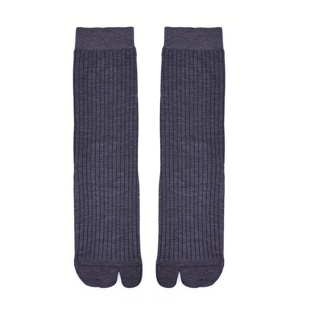 Men's two-toe split socks, pure cotton, sweat-wicking, breathable, odor-free, mid-calf socks, geta, flip-flops, two-toe split socks