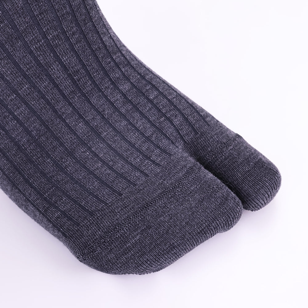 Men's two-toe split socks, pure cotton, sweat-wicking, breathable, odor-free, mid-calf socks, geta, flip-flops, two-toe split socks