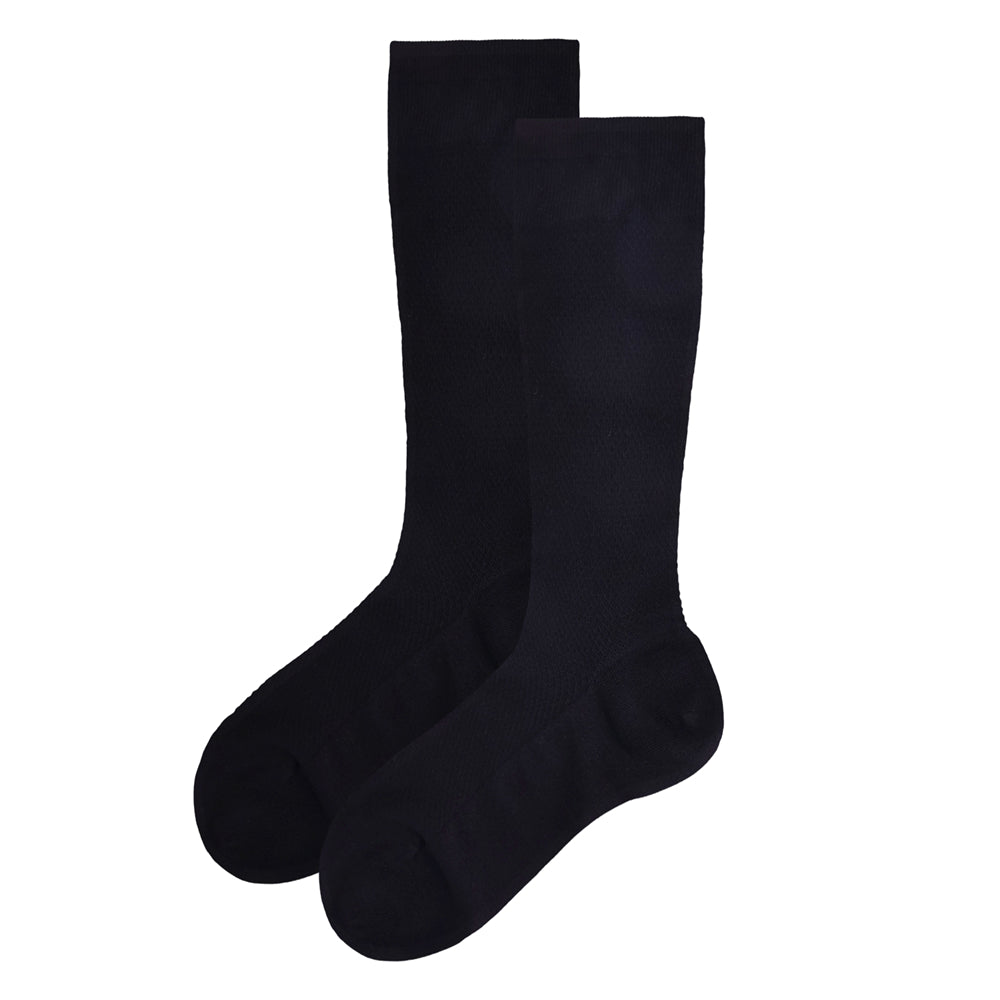 240-count high-density fabric knee-high socks for men and women