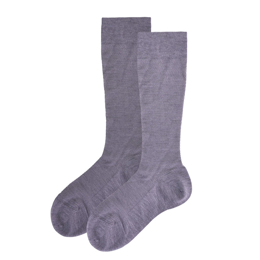 240-count high-density fabric knee-high socks for men and women