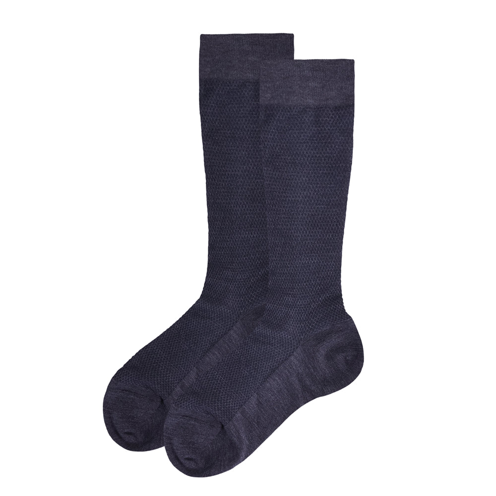 240-count high-density fabric knee-high socks for men and women