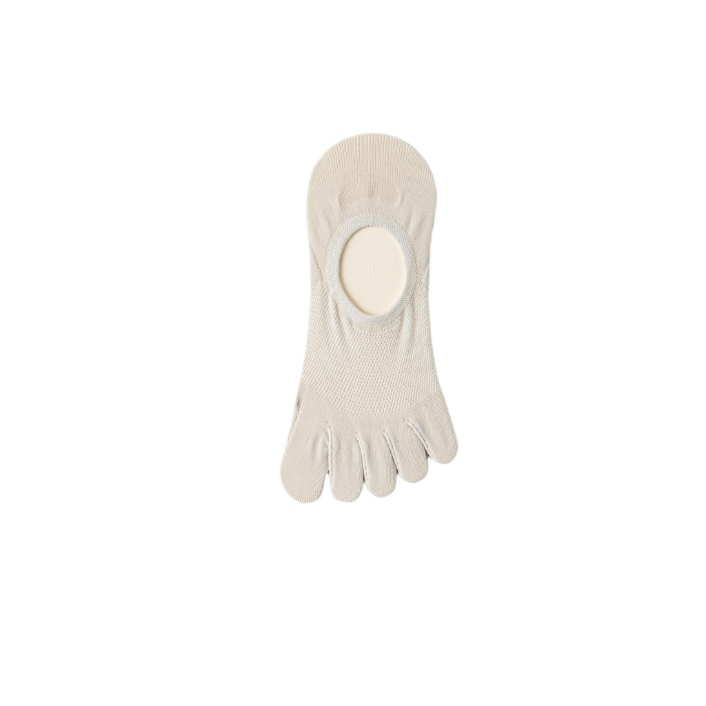 Candy-colored quick-drying semi-transparent five-finger stockings