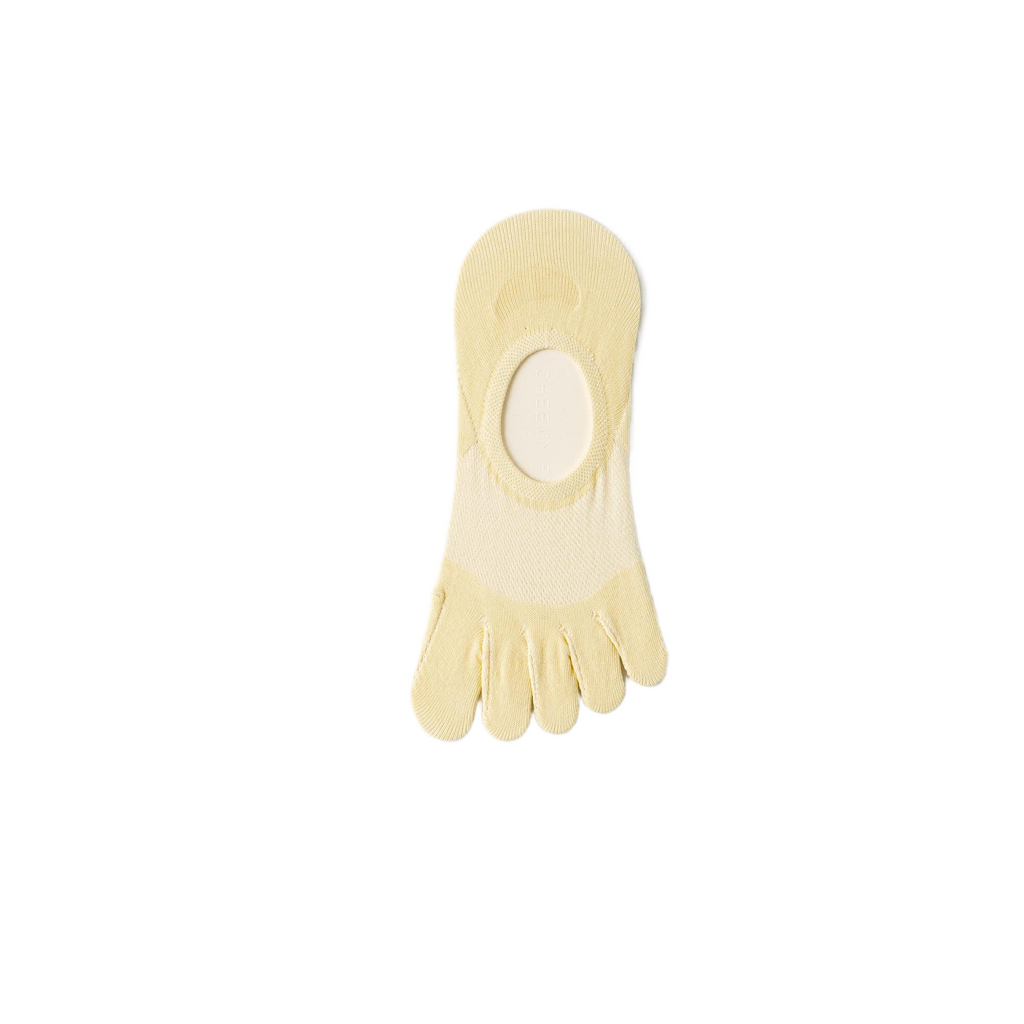 Candy-colored quick-drying semi-transparent five-finger stockings