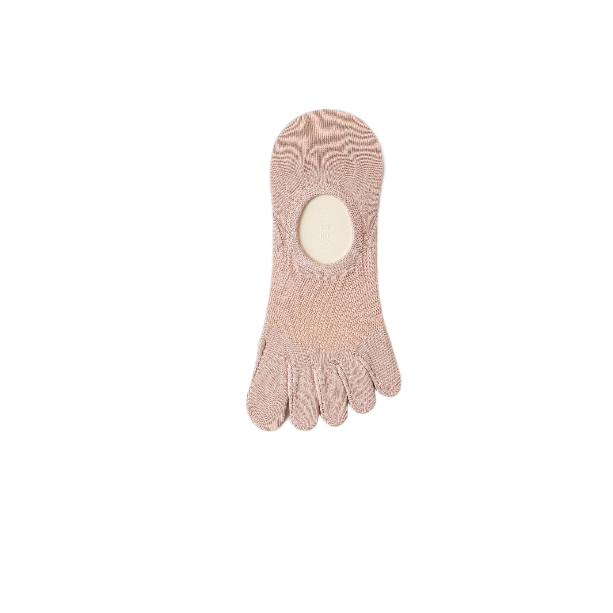 Candy-colored quick-drying semi-transparent five-finger stockings