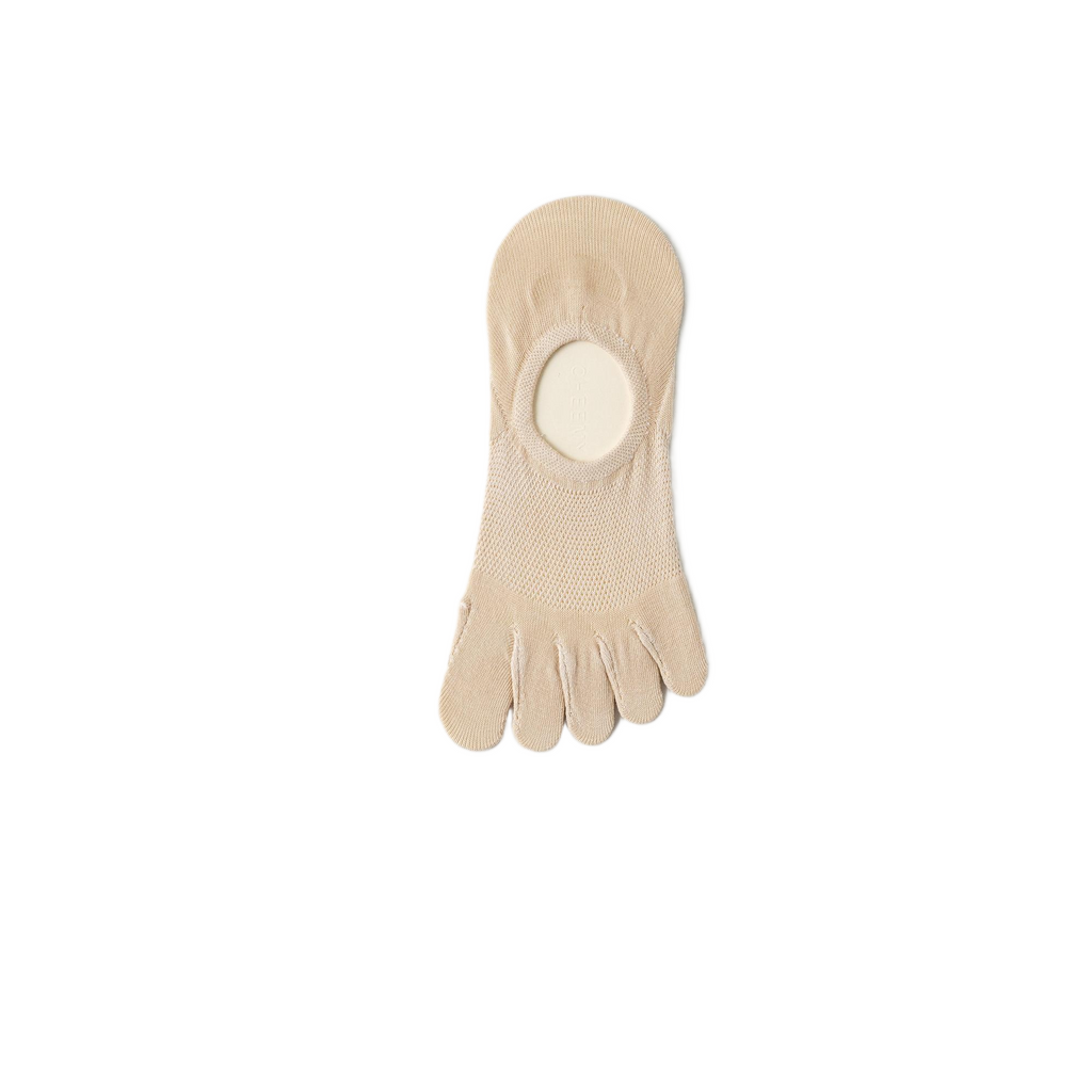 Candy-colored quick-drying semi-transparent five-finger stockings