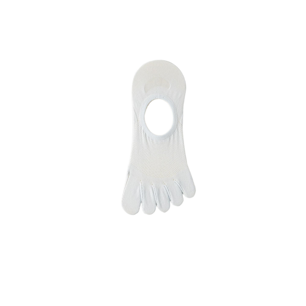 Candy-colored quick-drying semi-transparent five-finger stockings