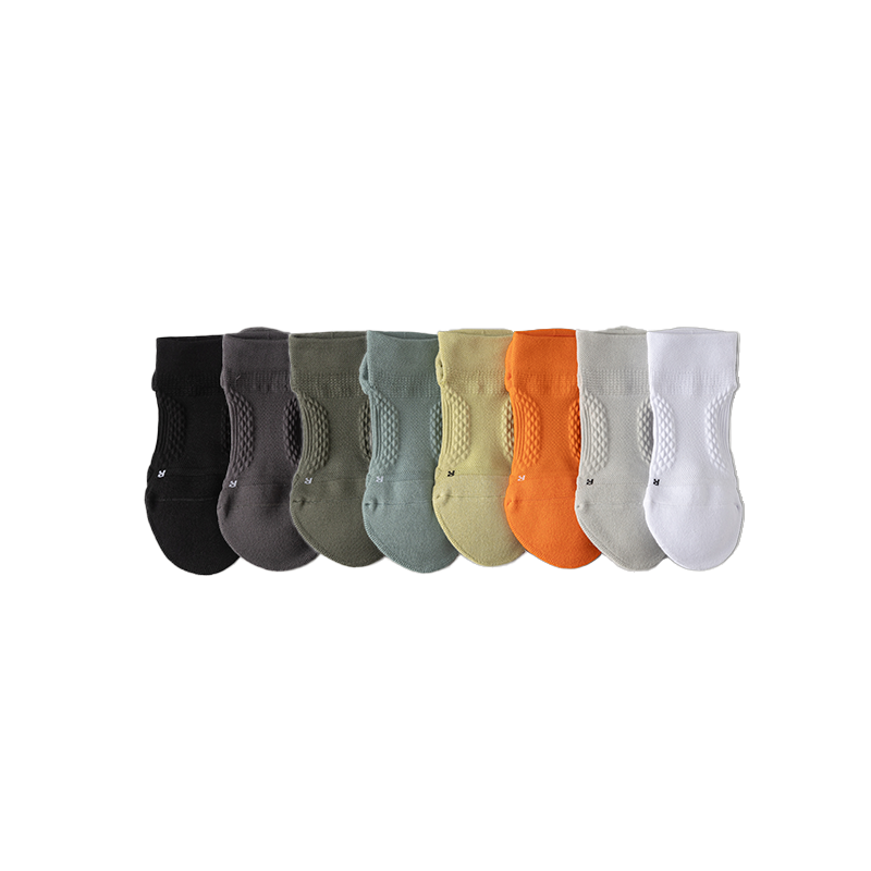 Cotton loop sports running men's short socks - breathable and comfortable