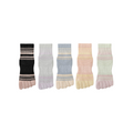 Antibacterial fingered women's socks