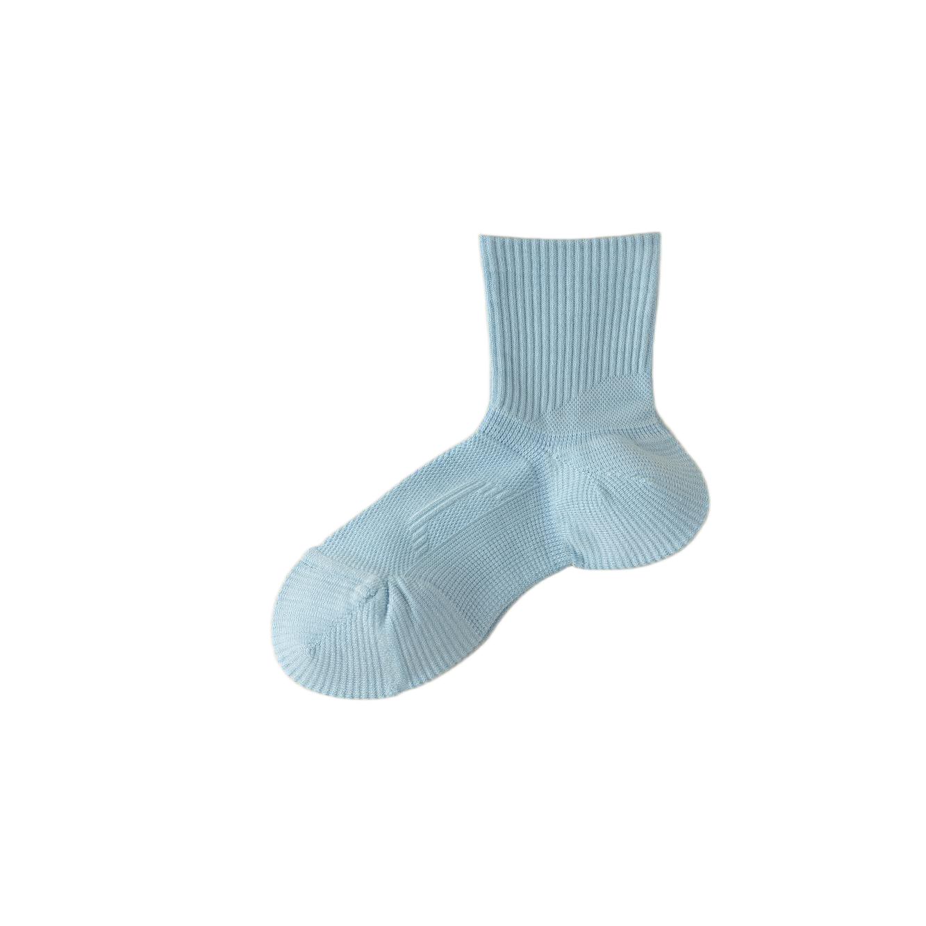 Cottony, lightweight, comfortable women's mid-length socks