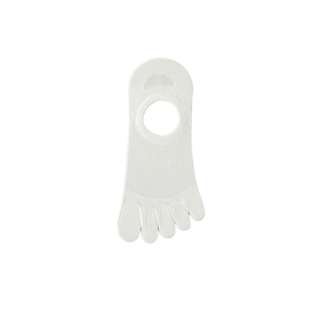 Ultimate Cotton Boneless Semi-Transparent Five-Finger Socks