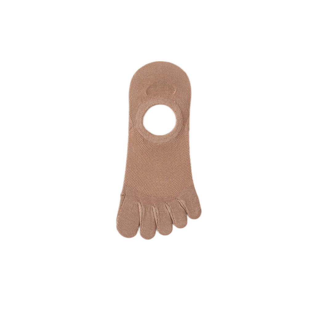 Ultimate Cotton Boneless Semi-Transparent Five-Finger Socks