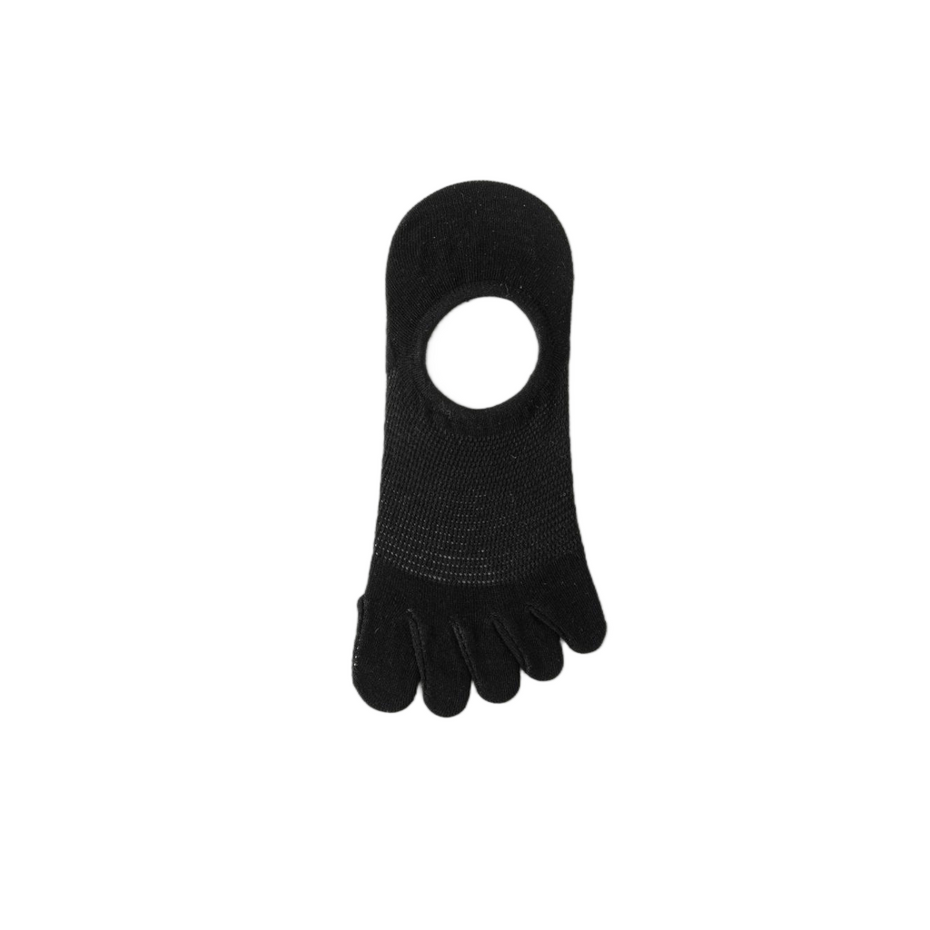 Ultimate Cotton Boneless Semi-Transparent Five-Finger Socks