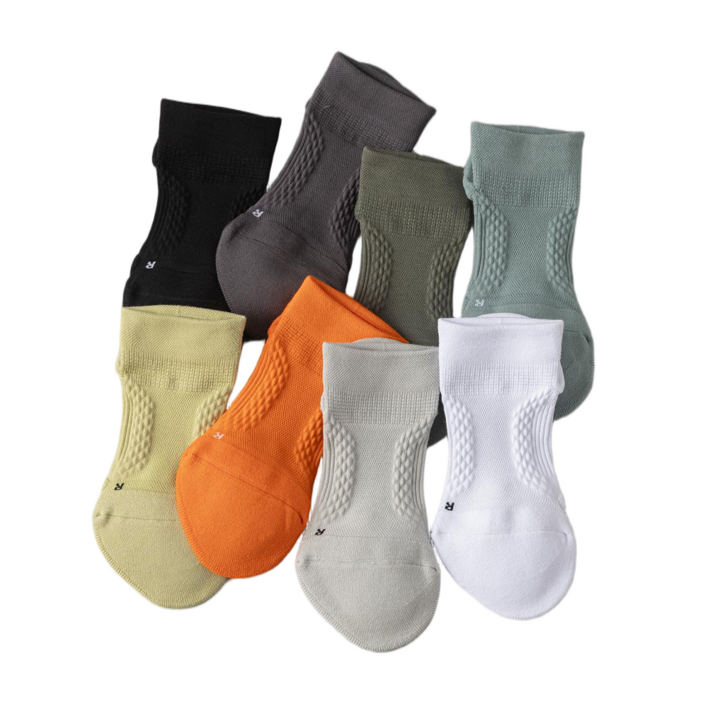 Cotton loop sports running men's short socks - breathable and comfortable