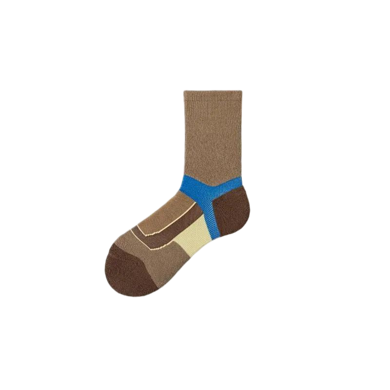 Short-sleeve running, cycling, and soccer socks for men