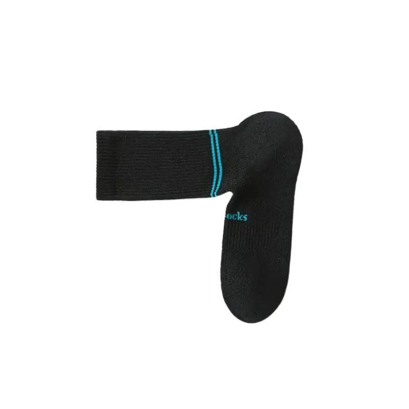 Striped lightweight sports trend men's short socks