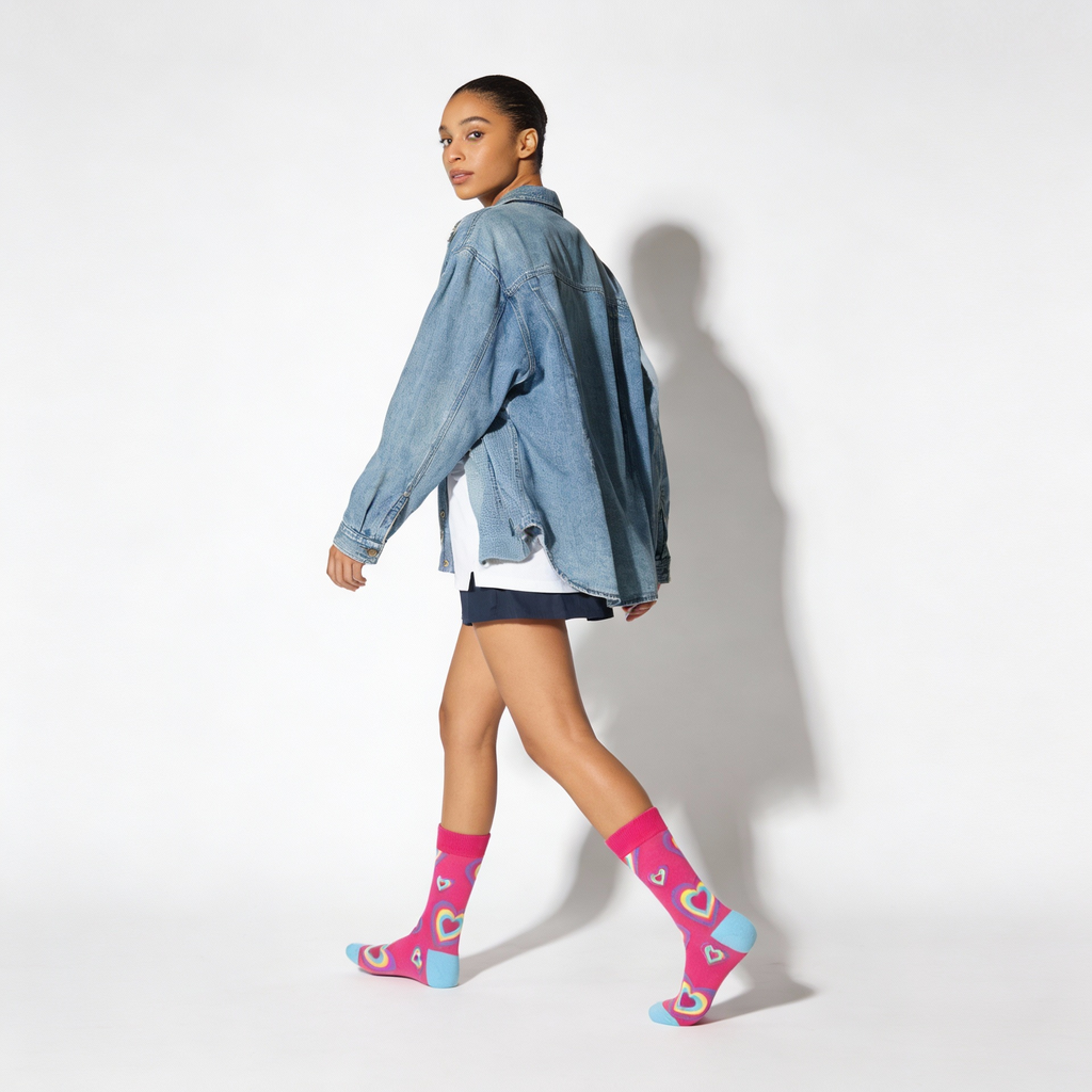 Valentine's Day socks