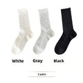 Dark pattern mesh stockings